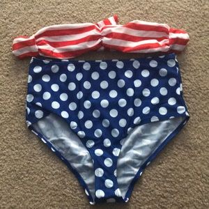 *donated* Red white & blue bikini swim suit.